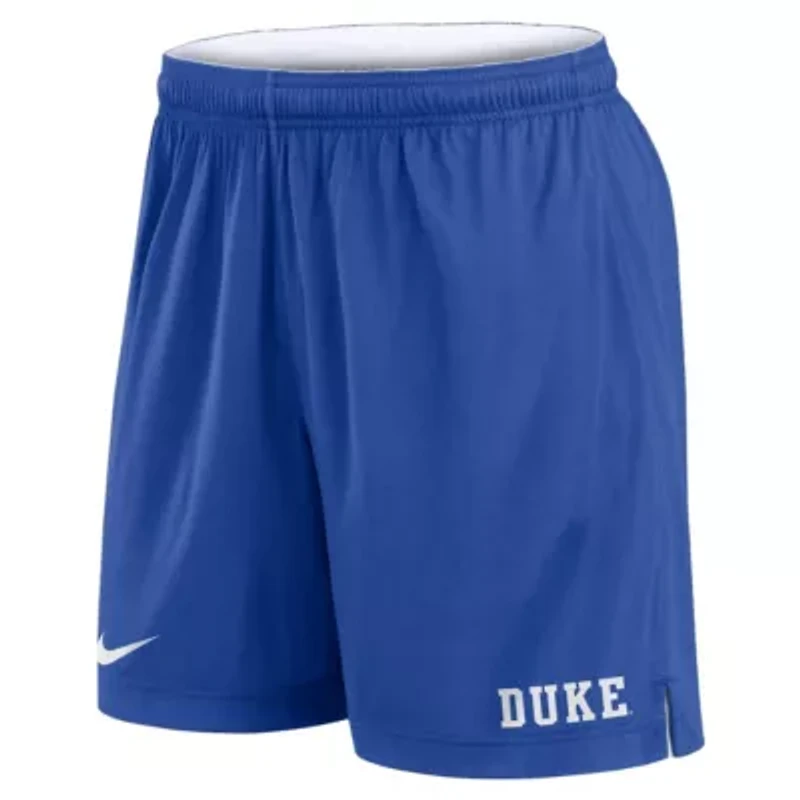 Duke Blue Devils NCAA Nike White/Royal Primetime Reversible Performance Shorts