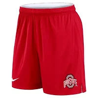 NCAA Nike White/Scarlet Ohio State Buckeyes Primetime Reversible Performance Shorts
