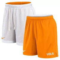 NCAA Nike White/Tennessee Tennessee Volunteers Primetime Reversible Performance Shorts