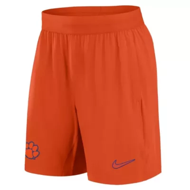 NCAA Nike Clemson Tigers 2024 Sideline Performance Shorts