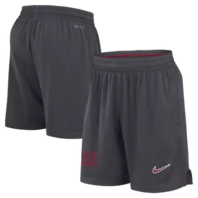 Alabama Crimson Tide NCAA Nike 2024 Sideline Performance Mesh Shorts