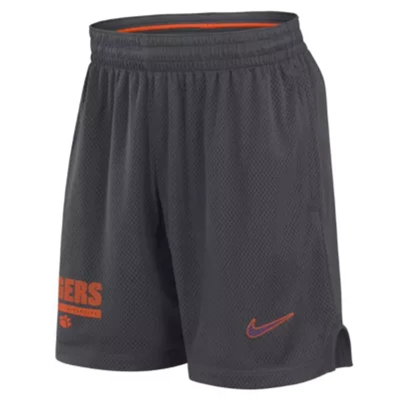 NCAA Nike Clemson Tigers 2024 Sideline Performance Mesh Shorts