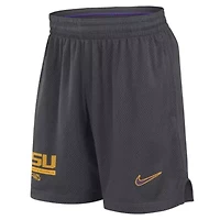 NCAA Nike LSU Tigers 2024 Sideline Performance Mesh Shorts