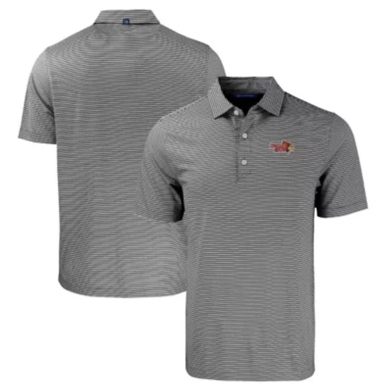 NCAA Illinois State Redbirds Forge Eco Double Stripe Stretch Recycled Polo