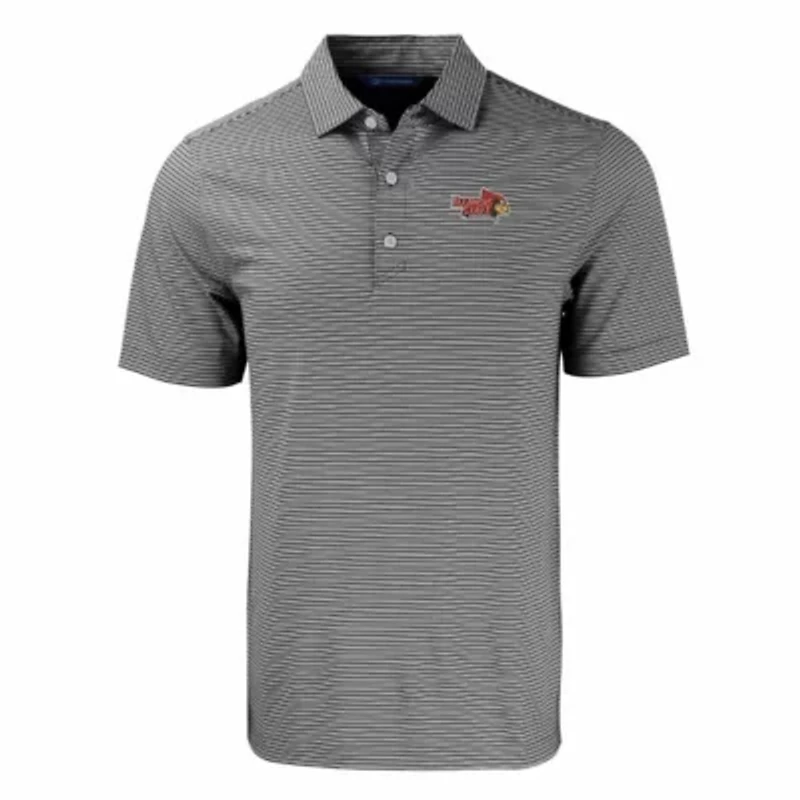 NCAA Illinois State Redbirds Forge Eco Double Stripe Stretch Recycled Polo