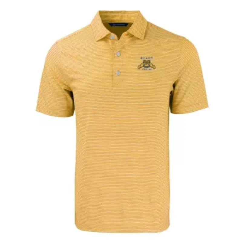 NC A&T Aggies NCAA North Carolina Forge Eco Double Stripe Stretch Recycled Polo