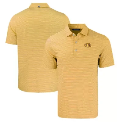 NCAA Tennessee Tech Golden Eagles Forge Eco Double Stripe Stretch Recycled Polo