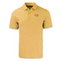 NCAA Tennessee Tech Golden Eagles Forge Eco Double Stripe Stretch Recycled Polo