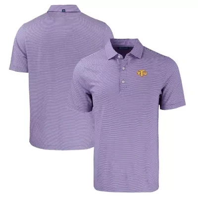 NCAA Tennessee Tech Golden Eagles Forge Eco Double Stripe Stretch Recycled Polo