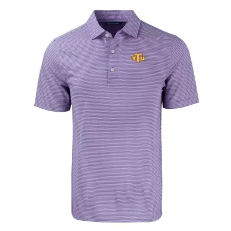 NCAA Tennessee Tech Golden Eagles Forge Eco Double Stripe Stretch Recycled Polo