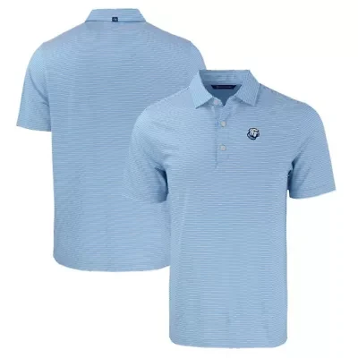 NCAA Light Citadel Bulldogs Forge Eco Double Stripe Stretch Recycled Polo