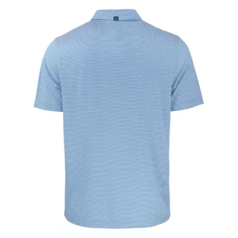 NCAA Light Citadel Bulldogs Forge Eco Double Stripe Stretch Recycled Polo