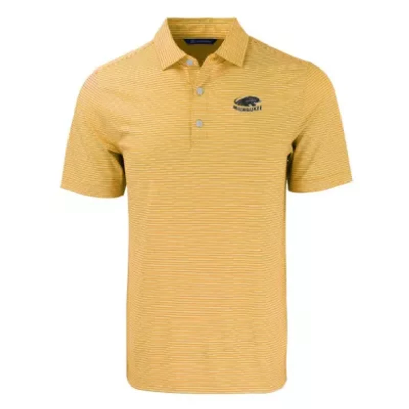NCAA Wisconsin-Milwaukee Panthers Forge Eco Double Stripe Stretch Recycled Polo