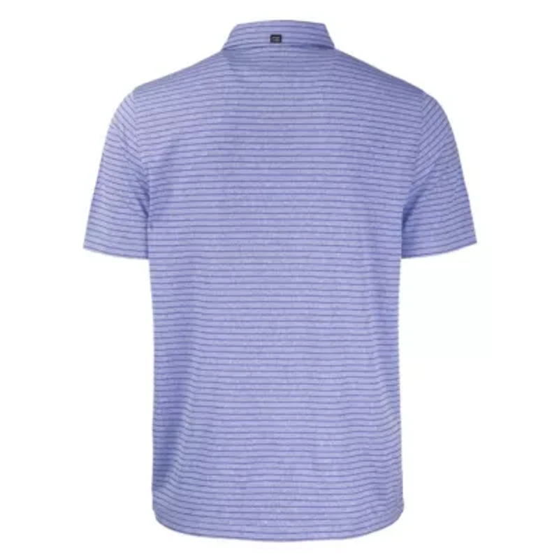 NCAA Pitt Panthers Forge Eco Stripe Stretch Recycled Polo