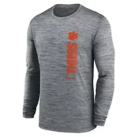 NCAA Nike Clemson Tigers Sideline Velocity Dri-FIT Long Sleeve T-Shirt