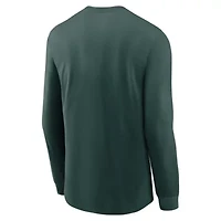 NCAA Nike Michigan State Spartans 2024 Sideline Legend Dri-FIT Long Sleeve T-Shirt