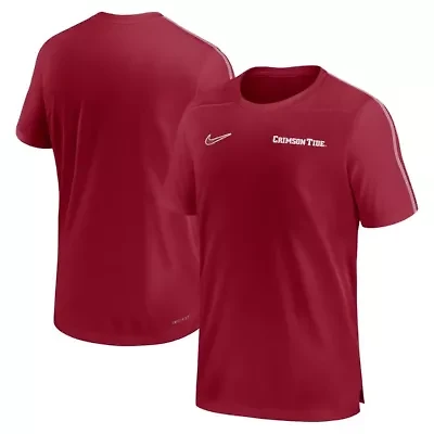 Alabama Crimson Tide NCAA Nike 2024 Sideline Coach Performance Top