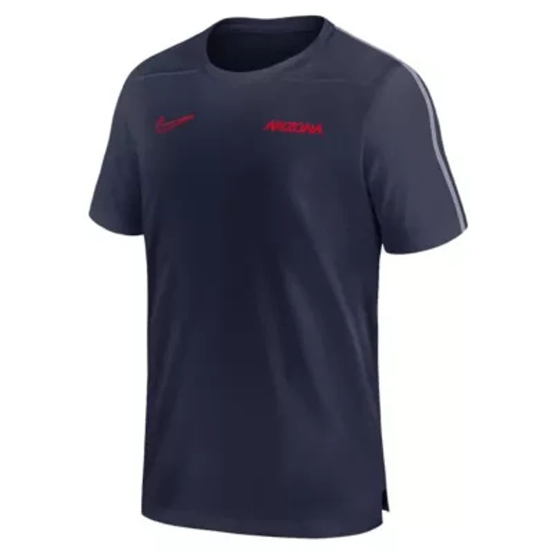 NCAA Nike Arizona Wildcats 2024 Sideline Coach Performance Top
