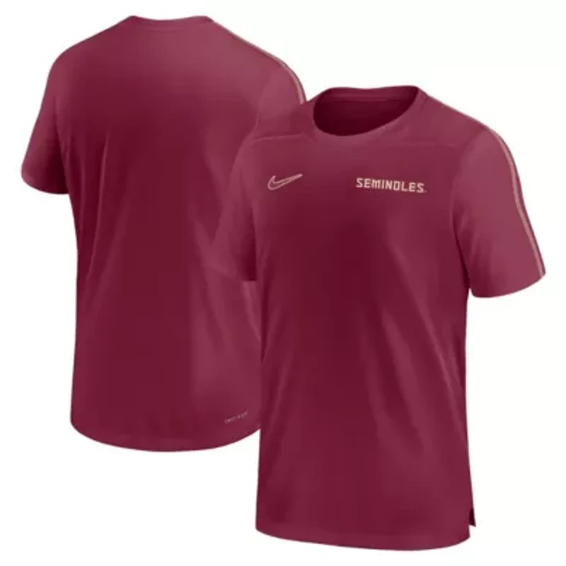 NCAA Nike Florida State Seminoles 2024 Sideline Coach Performance Top