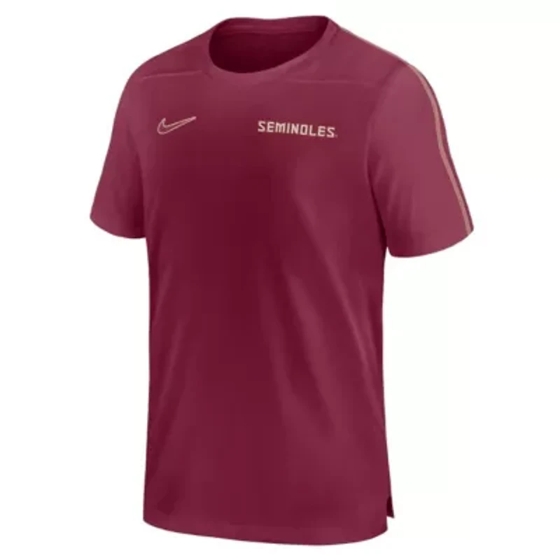 NCAA Nike Florida State Seminoles 2024 Sideline Coach Performance Top