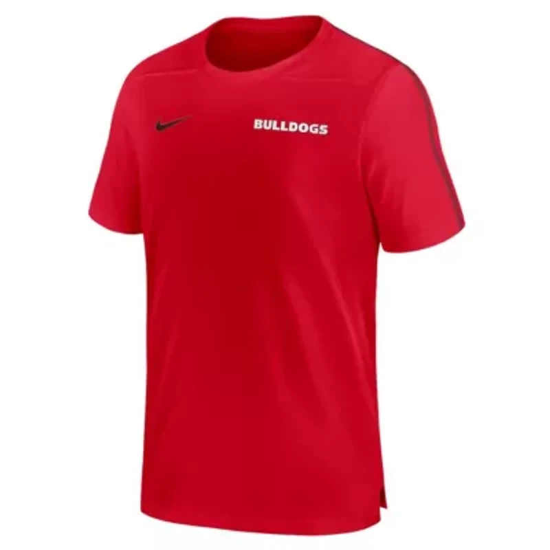 NCAA Nike Georgia Bulldogs 2024 Sideline Coach Performance Top