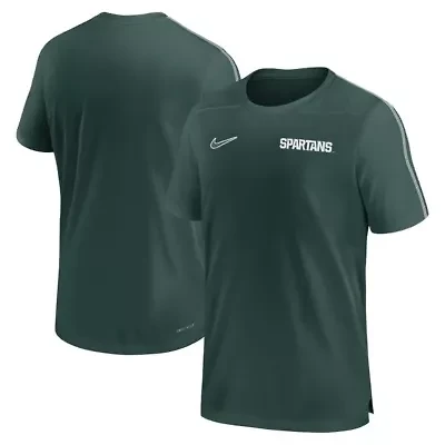 NCAA Nike Michigan State Spartans 2024 Sideline Coach Performance Top