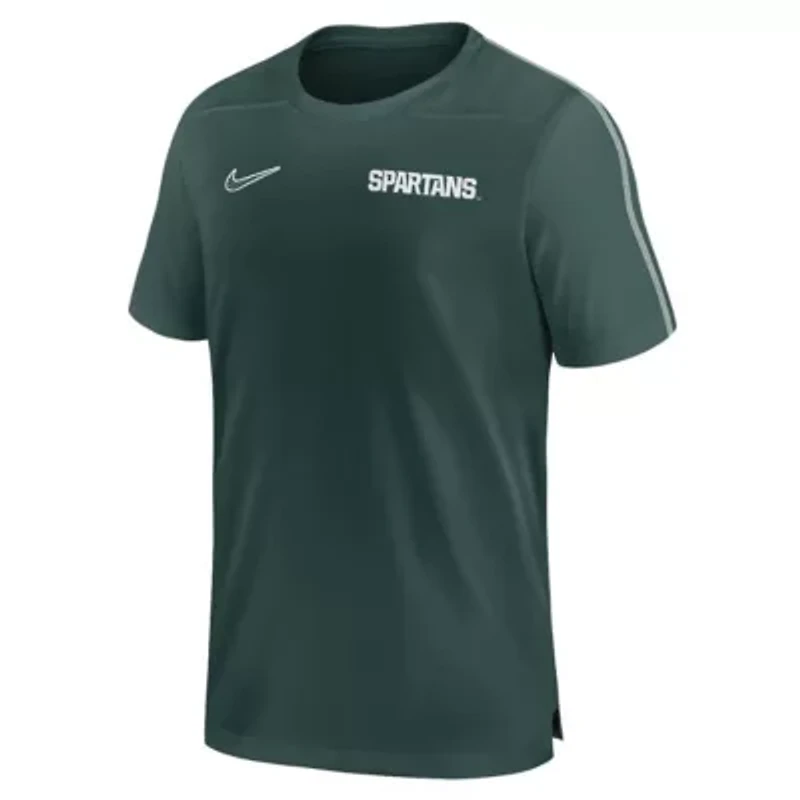 NCAA Nike Michigan State Spartans 2024 Sideline Coach Performance Top
