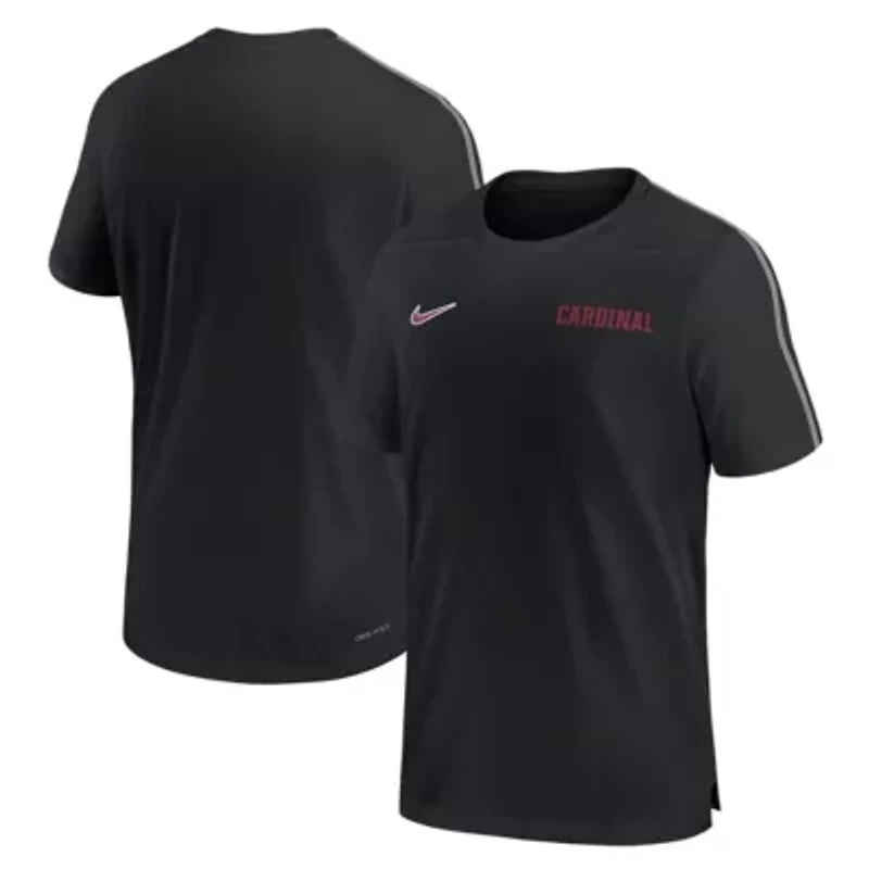 Stanford Cardinal NCAA Nike 2024 Sideline Coach Performance Top