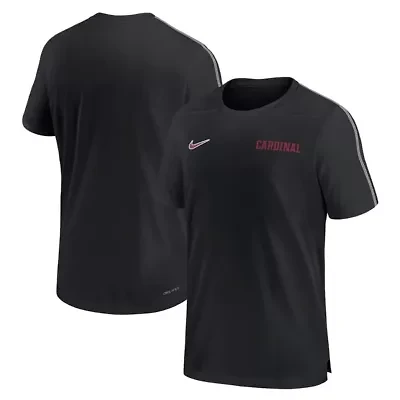 Stanford Cardinal NCAA Nike 2024 Sideline Coach Performance Top