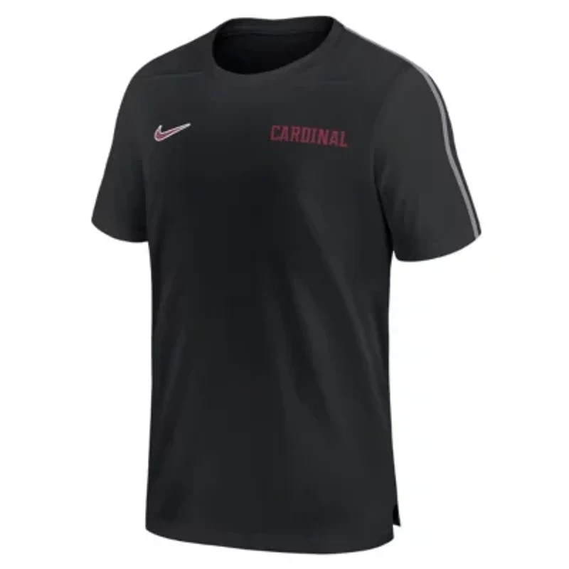 Stanford Cardinal NCAA Nike 2024 Sideline Coach Performance Top