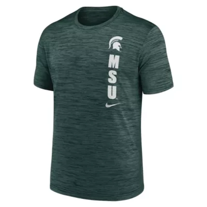 NCAA Nike Michigan State Spartans 2024 Sideline Velocity Dri-FIT T-Shirt