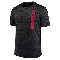 NCAA Nike Ohio State Buckeyes 2024 Sideline Velocity Dri-FIT T-Shirt
