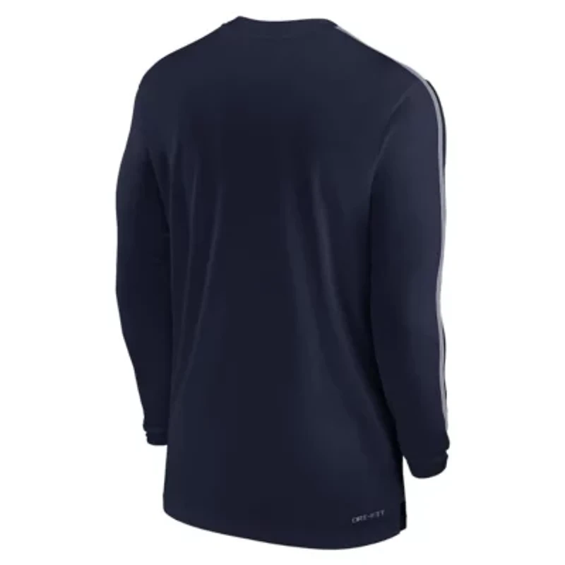 NCAA Nike Arizona Wildcats 2024 Sideline Coach UV Performance Long Sleeve T-Shirt