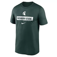 NCAA Nike Michigan State Spartans 2024 Sideline Legend Dri-FIT T-Shirt