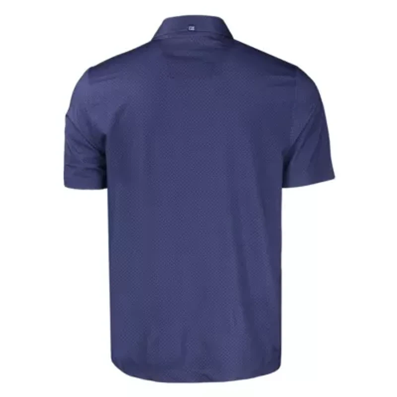 Syracuse Orange NCAA Pike Eco Tonal Geo Print Stretch Recycled Polo