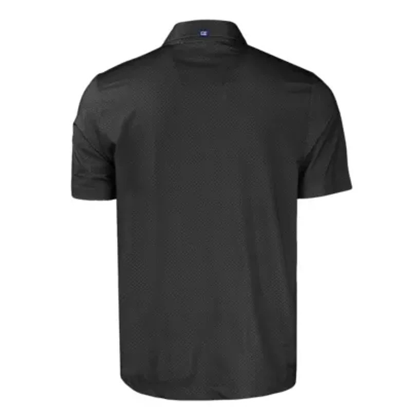 NCAA Appalachian State Mountaineers Pike Eco Tonal Geo Print Stretch Recycled Polo