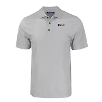 NCAA Fairleigh Dickinson Knights Pike Eco Tonal Geo Print Stretch Recycled Polo