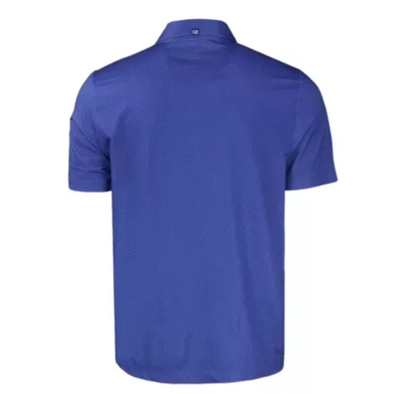NC A&T Aggies NCAA North Carolina Pike Eco Tonal Geo Print Stretch Recycled Polo