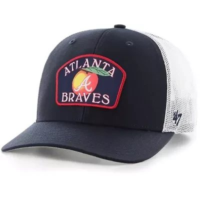 MLB Atlanta Braves Retro Region Patch Trucker Adjustable Hat