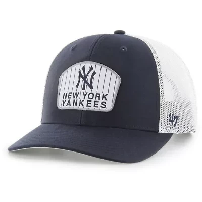 MLB New York Yankees Retro Region Patch Trucker Adjustable Hat