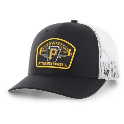 MLB Pittsburgh Pirates Retro Region Patch Trucker Adjustable Hat
