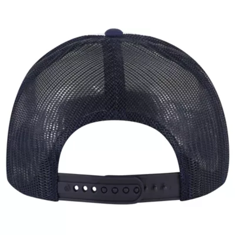 MLB White/Navy Houston Astros Cooperstown Collection Wax Pack Express Trucker Adjustable Hat