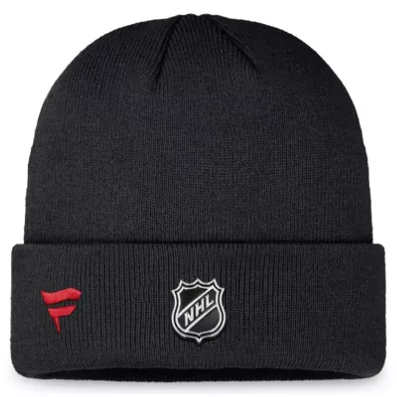 NHL Fanatics Chicago Blackhawks Authentic Pro Training Camp Cuffed Knit Hat
