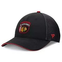 NHL Fanatics Chicago Blackhawks 2024 NHL Draft On Stage Trucker Adjustable Hat