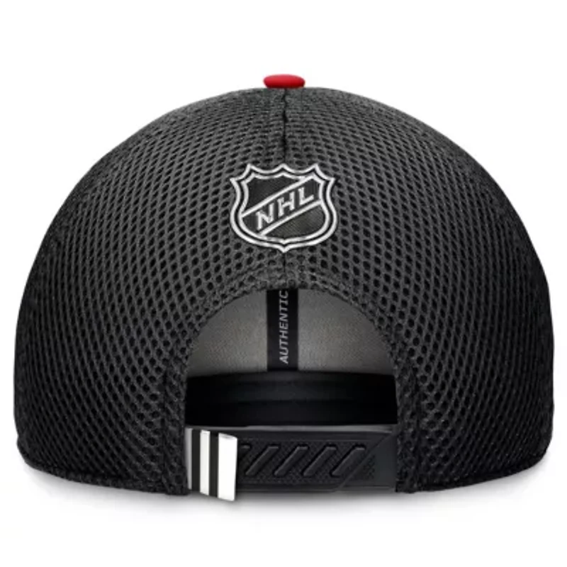 NHL Fanatics Chicago Blackhawks 2024 NHL Draft On Stage Trucker Adjustable Hat