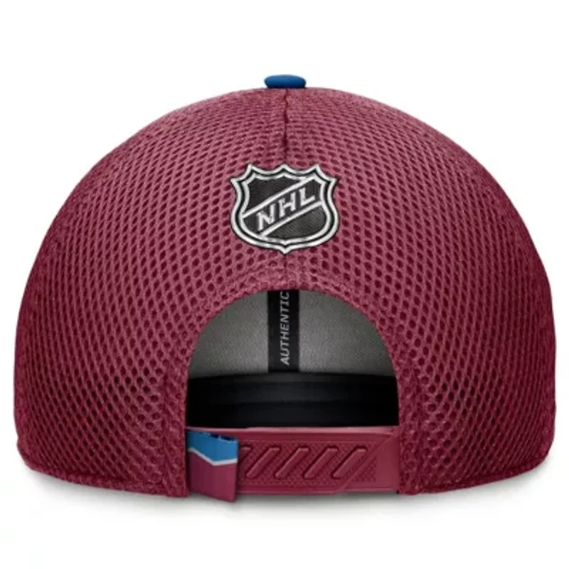 NHL Fanatics Colorado Avalanche 2024 NHL Draft On Stage Trucker Adjustable Hat