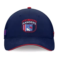 NHL Fanatics New York Rangers 2024 NHL Draft On Stage Trucker Adjustable Hat