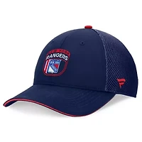 NHL Fanatics New York Rangers 2024 NHL Draft On Stage Trucker Adjustable Hat