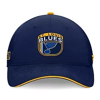 NHL Fanatics St. Louis Blues 2024 NHL Draft On Stage Trucker Adjustable Hat