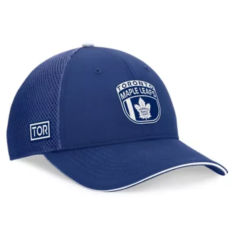 NHL Fanatics Toronto Maple Leafs 2024 NHL Draft On Stage Trucker Adjustable Hat